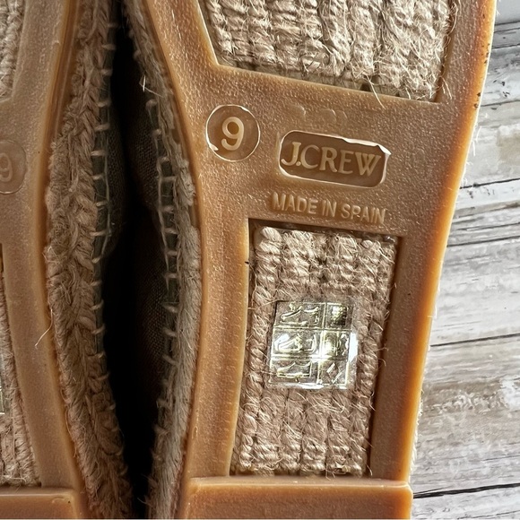 J.Crew Made in Spain Espadrille Flats in Linen - Picture 13 of 14